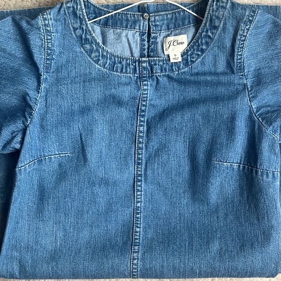J Crew Denim Dress. Size 0 - Picture 4 of 4